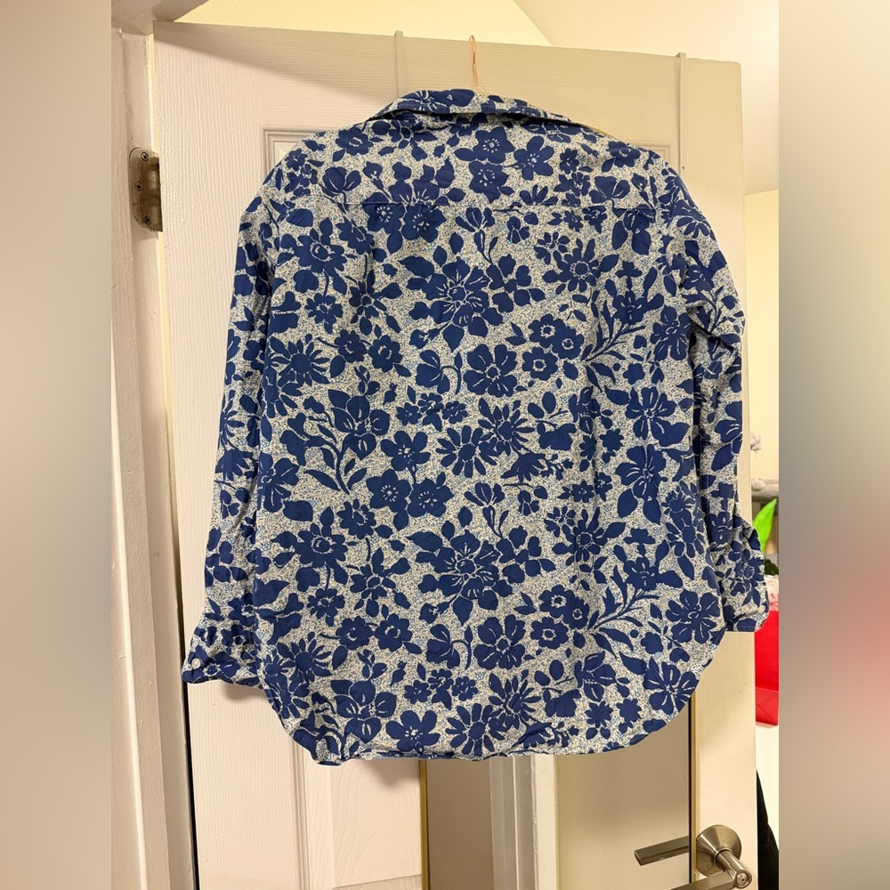 Frank & Eileen ‘Frank’ Blue Floral Button-Down Shirt EUC - Picture 3 of 8